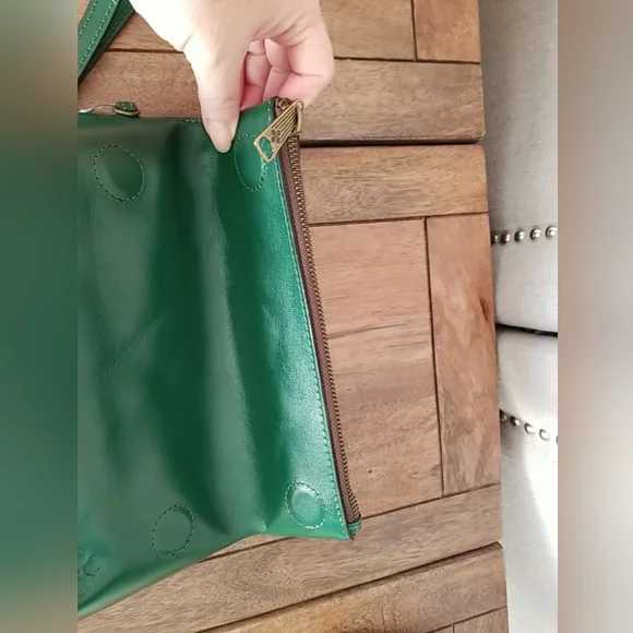 Patricia Nash Valerie Green Leather Clutch - Picture 13 of 15